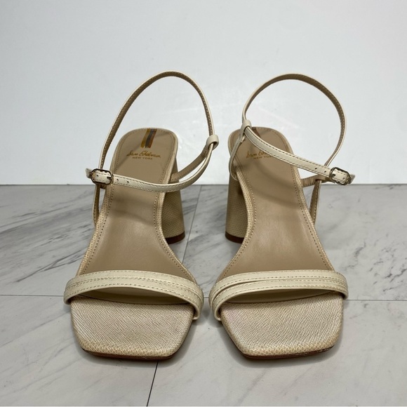 Sam Edelman Kit Natural Leather Heeled Sandal 8M - Picture 2 of 14